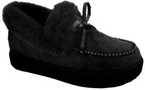 Ladmiple Snow Boots For Women Wide Faux Fur Lined Warm Winter Outdoor Short Ankle Booties Slip On Comfortable Walking Shoes