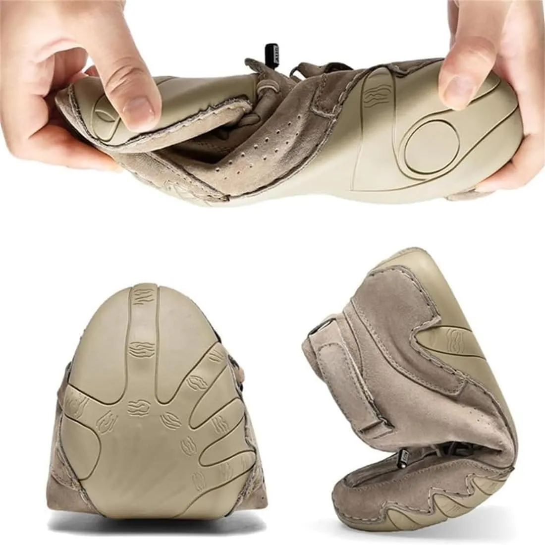 Vogany Shoes Women Men, Lightweight Unisex Outdoor for Hiking Camping & Driving All Season Low Top Boots Arch Support
