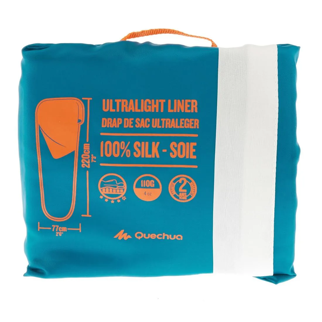White Silk Trekking Bag Cover