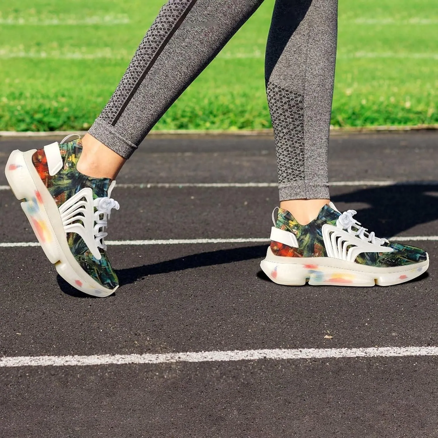 Women's Road Running Shoes, Fashion Trail Shoes, Excursion Breathable Sneakers, Lightweight Non Slip Trainers, Athletic Shoe