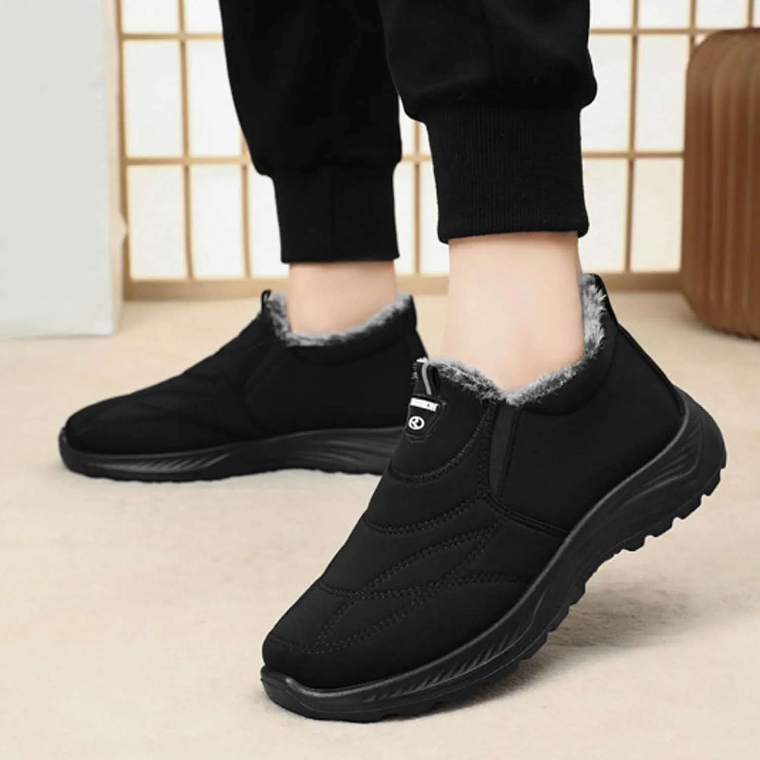 Women's Winter Shoes Waterproof Boots Outdoor Short Rain Boots Insulated Trekking Trail Climbing Shoes Work Boots for Men